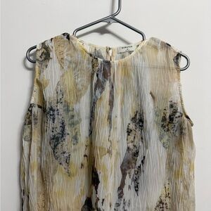 Ariztia Babaton Abstract Sleeveless Blouse